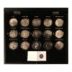 Coffret 15 x 10 Euro - Grands souverains et chefs d'état - 2011-2015 - argent Belle épreuve