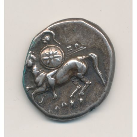 Calabre Tarente - Statère ou didrachme - argent - TTB+