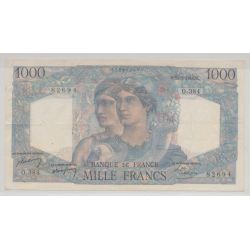 1000 Francs Minerve et hercule - 11.03.1948 - TTB+