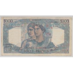 1000 Francs Minerve et hercule - 17.01.1946 - TTB