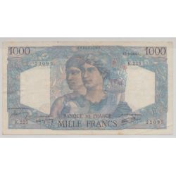 1000 Francs Minerve et hercule - 7.03.1946 - TTB