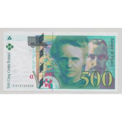 500 Francs Curie - 1994 - SUP - Alphabet E