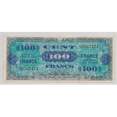 100 Francs France - 1944 - série 8 - TTB