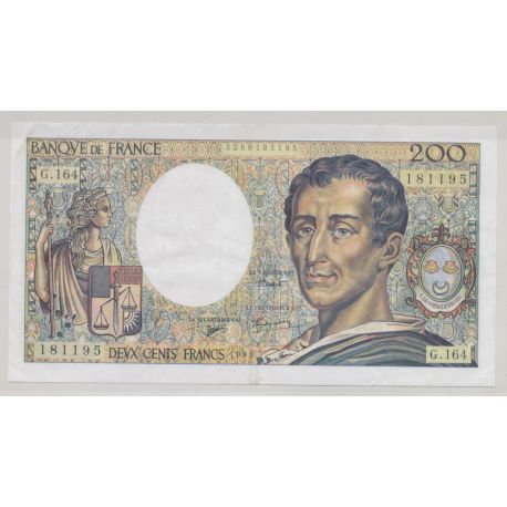 200 Francs Montesquieu - 1994 - G.164 - TTB