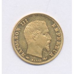 5 Francs Or - 1859 A Paris - Napoléon III Tête nue - SPL+