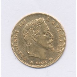 5 Francs Or - 1864 A Paris - Napoléon III Tête laurée - TTB+