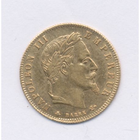 5 Francs Or - 1864 A Paris - Napoléon III Tête laurée - TTB+