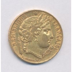 Cérès - 20 Francs Or - 1851 A Paris - TTB