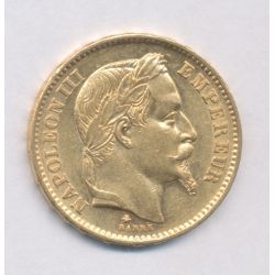 Napoléon III - 20 Francs Or - 1868 A Paris - Tête laurée - SUP