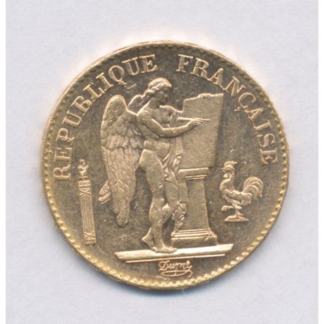 Génie - 20 Francs Or - 1893 A - SUP