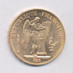 Génie - 20 Francs Or - 1895 A - SUP+