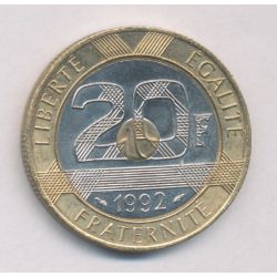 20 Francs Mont st michel - 1992 - SUP