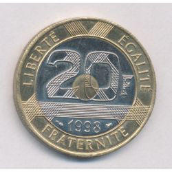 20 Francs Mont st michel - 1998 - SPL+