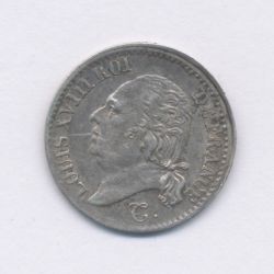 1/4 Franc - 1819 W Lille - Louis XVIII - TTB+