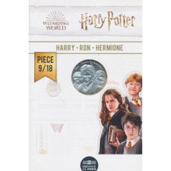 10 Euro Harry Potter 2021 - Harry Ron et Hermione - N°9 - argent