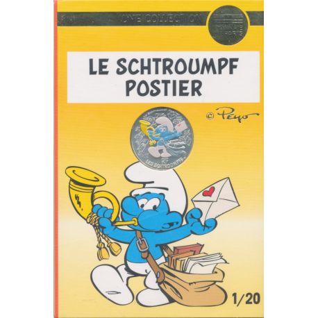 10 Euro 2020 - Le Schtroumpf postier - N°1 - argent