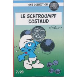 10 Euro 2020 - Le Schtroumpf costaud - N°7 - argent