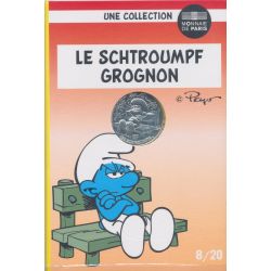 10 Euro 2020 - Le Schtroumpf grognon - N°8 - argent
