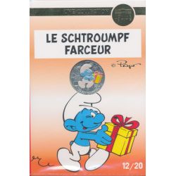 10 Euro 2020 - Le Schtroumpf farceur - N°12 - argent