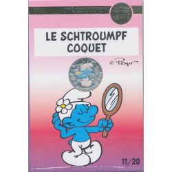 10 Euro 2020 - Le Schtroumpf coquet - N°11 - argent