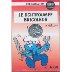 10 Euro 2020 - Le Schtroumpf bricoleur - N°17 - argent
