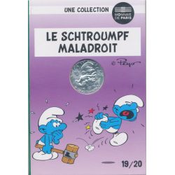 10 Euro 2020 - Le Schtroumpf maladroit - N°19 - argent