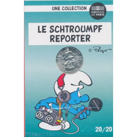 10 Euro 2020 - Le Schtroumpf reporter - N°20 - argent