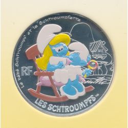 50 Euro 2020 - Le bébé Schtroumpf - argent