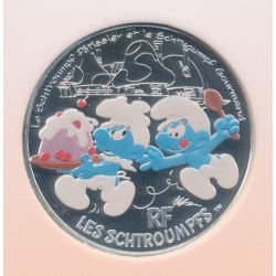 50 Euro 2020 - Le Schtroumpf gourmand - argent