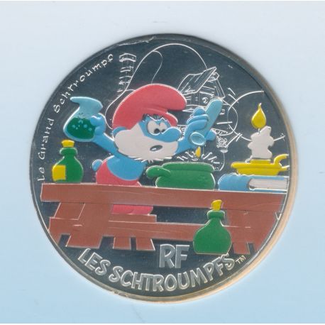 50 Euro 2020 - Le Grand Schtroumpf - argent