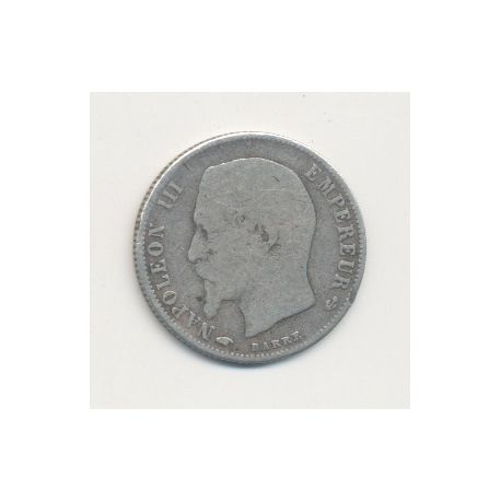 50 centimes Napoléon III - 1859 A Paris - Tête nue