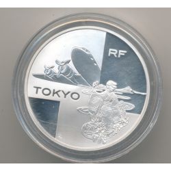 1 1/2 Euro - Vol Paris Tokyo - 2003 - argent BE