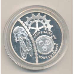 1,5 Euro 2003 - Contre la montre - Centenaire tour de france - argent BE