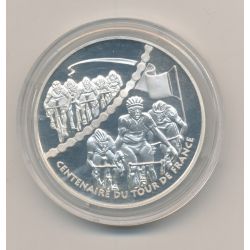 1 1/2 Euro -Sprint - 2003 - Centenaire tour de france - argent BE