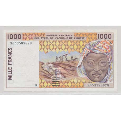 Afrique de l'ouest - 1000 Francs - K Sénégal - TTB