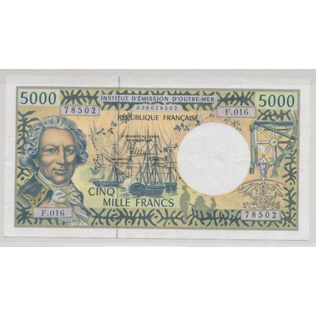 Outremer - 5000 Francs Polynésie - ND - TTB