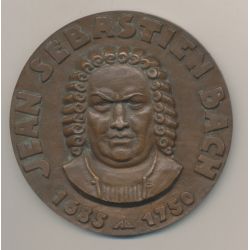 Médaille - Jean-Sébastien Bach - Le concerto - Bronze - 68mm - TTB+