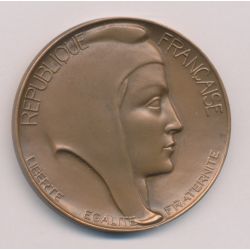 Médaille - Caisse de prévoyance - 1969 - bronze - 50mm - Coeffin - SUP