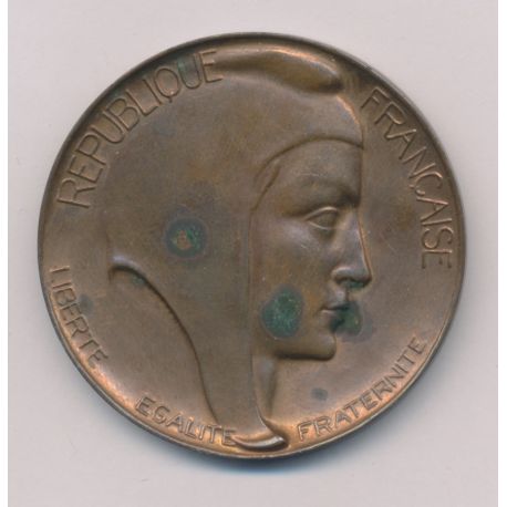 Médaille - République Française - Député - bronze - 50mm - TTB