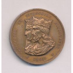 Médaille - Hôpitaux civils de Lyon - 1845 - bronze - 35mm - SUP