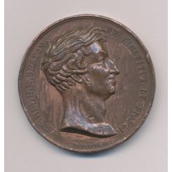 Médaille - Henri Montau Berton - 1824 - bronze 42mm - TTB+