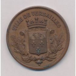 Médaille - Ville de Versailles - Cinquantenaire 1884 - bronze 43mm - SUP