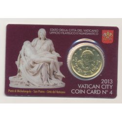 Coincard Vatican N°4 - 50 Cents 2013
