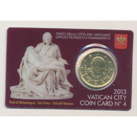 Coincard Vatican N°4 - 50 Cents 2013