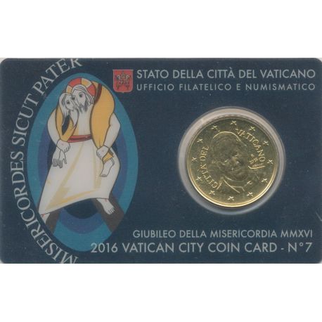 Coincard Vatican N°7 - 50 Cents 2016