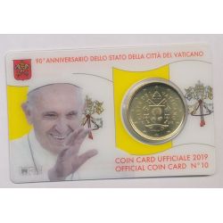 Coincard Vatican N°10 - 50 Cents 2019