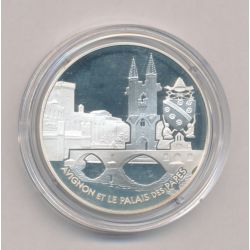 1,5 Euro 2004 - Avignon et Palais des papes - argent Belle Epreuve