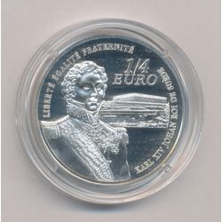 1/4 Euro 2006 - J.B Bernadotte/Karl XIV Johan  - argent Brillant universel