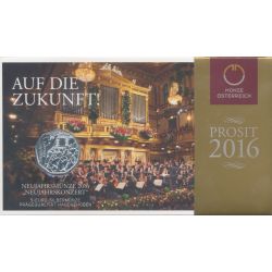 Autriche - 5 Euro 2016 - orchestre symphonique