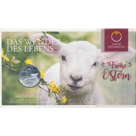 Autriche - 5 Euro 2017 - mouton